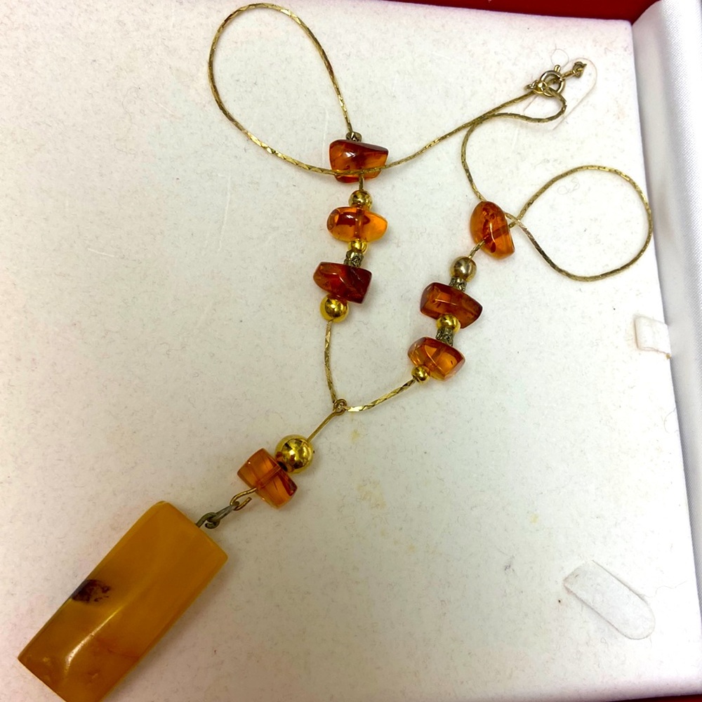 Amber original from Latvia necklace